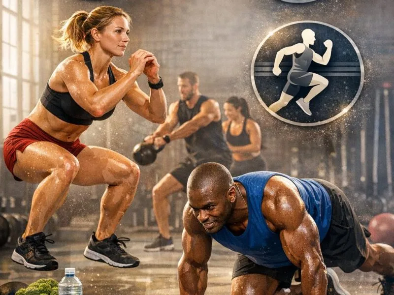 Tabata is in de afgelopen jaren uitgegroeid tot één van de populairste trainingsvormen voor mensen die in korte tijd veel resultaat willen voelen. Niet alleen omdat je er flink van gaat zweten, maar vooral omdat het systeem slim in elkaar zit: je traint op hoge intensiteit, neemt ultrakorte pauzes en herhaalt dat in blokken. Daardoor prikkel je meerdere energiesystemen tegelijk en kun je in relatief weinig minuten zowel je conditie als je fitheid merkbaar verbeteren. Maar waarom is Tabata zo goed voor je? Dat antwoord zit niet in één magische eigenschap, maar in een stapeling van voordelen voor hart, longen, spieren, metabolisme en zelfs je mentale focus. Bij klassieke Tabata doe je 8 rondes van 20 seconden “aan” en 10 seconden “uit”. In vier minuten kan dat al behoorlijk pittig zijn, zeker als je oefeningen kiest die grote spiergroepen aanspreken. Veel mensen doen Tabata met burpees, squats, mountain climbers, kettlebell swings, sprintjes op de fiets of roei-ergometer, maar ook met bokstechnieken of combinaties. Het principe blijft gelijk: kort, intens, meetbaar en overzichtelijk. En juist die eenvoud maakt het zo toegankelijk. Je hoeft geen ingewikkelde apparatuur te hebben, geen lange planning te maken en je kunt het makkelijk inpassen in een druk leven. Toch is het belangrijk om Tabata niet te zien als “altijd maximaal gaan”. De methode werkt goed wanneer de intensiteit hoog is, maar dat vraagt om een basis van techniek en belastbaarheid. Als je nog weinig sportervaring hebt, is het slim om eerst te bouwen aan fundamenten zoals houding, rompspanning en bewegingscontrole. Een duidelijk en haalbaar begin kan bijvoorbeeld met een finesschema voor beginners, zodat je lichaam gewend raakt aan regelmaat en je blessurerisico laag blijft. Daarna kun je Tabata inzetten als krachtige “booster” in je week. De fysiologische redenen: conditie, vetverbranding en een efficiënter lichaam Één van de grootste voordelen van Tabata is de combinatie van cardiovasculaire prikkels en spieruithoudingsvermogen in één training. Door de korte rustmomenten blijft je hartslag hoog, ook al duren de inspanningsblokken maar 20 seconden. Je lichaam schakelt snel tussen aanzetten en herstellen, waardoor je cardiovasculaire systeem hard moet werken. Dat kan bijdragen aan een betere VO2max (je maximale zuurstofopname), wat in gewone taal betekent: je kunt langere tijd intensiever bewegen zonder “leeg” te lopen. Wat Tabata daarnaast bijzonder maakt, is dat het zowel aerobe als anaerobe systemen aanspreekt. In de eerste seconden van een sprint of een explosieve oefening leun je vooral op anaerobe energie (snelle energie zonder zuurstof). Omdat je weinig rust krijgt, moet je lichaam vervolgens ook leren om snel te herstellen en zuurstof efficiënter te gebruiken. Die combinatie maakt Tabata voor veel mensen zo effectief voor algehele conditie, ook wanneer je niet uren per week kunt trainen. Dan de vraag die vaak opkomt: helpt Tabata bij vetverlies? Tabata is geen “vetverbrandingsknop”, maar het kan zeker bijdragen. Het werkt op twee manieren. Ten eerste verbruik je tijdens de training relatief veel energie per minuut. Ten tweede kan er een naverbrandingseffect optreden (EPOC): na een intensieve prikkel blijft je lichaam nog een tijd extra zuurstof gebruiken om te herstellen. Dat herstel kost energie. Hoe groot dat effect is verschilt per persoon, intensiteit, trainingsstatus en totale belasting, maar in de praktijk merken veel sporters dat Tabata een stevig “afterburn”-gevoel geeft en helpt om in een calorietekort makkelijker te blijven. Belangrijk detail: Tabata is vooral effectief als je de intensiteit kunt halen zónder dat je techniek instort. Slechte uitvoering maakt een training wel zwaarder, maar niet per se beter. Een gecontroleerde squat met een hoog tempo is waardevoller dan een halve squat met een kromme rug. Daarom is het slim om eerst bewegingen te kiezen die je goed beheerst en pas later te variëren met complexere oefeningen. Ook je metabolische gezondheid kan profiteren. Door herhaald intensief werk worden je spieren geprikkeld om beter glucose op te nemen en efficiënter om te gaan met brandstoffen. Veel mensen ervaren dat ze zich na consistent trainen energieker voelen door de dag heen. Tabata kan bovendien helpen om je algemene werkcapaciteit te verhogen: traplopen gaat makkelijker, je herstelt sneller van inspanningen en je voelt je “lichter” in beweging. Tot slot heeft Tabata een praktisch voordeel: het is schaalbaar. Je kunt dezelfde structuur gebruiken met verschillende intensiteitsniveaus. Beginners kunnen 20/10 aanhouden met low-impact varianten (bijvoorbeeld squats naar een box, step-ups, gecontroleerde punches), terwijl gevorderden kiezen voor explosieve varianten. Zo blijft de methode bruikbaar in elke fase, zolang je eerlijk blijft over je eigen niveau. Spieren, kracht en lichaamscompositie: meer dan alleen “cardio” Tabata wordt vaak in één adem genoemd met cardio, maar afhankelijk van je oefenkeuze kan het ook een sterke prikkel zijn voor spieren. Vooral wanneer je kiest voor bewegingen met weerstand (kettlebells, dumbbells, weerstandsbanden, sled pushes, of zelfs tempo-variaties met lichaamsgewicht) krijgen je benen, billen, core, rug en schouders flink wat werk. Het gaat dan minder over maximale kracht (zoals bij zware sets van 3–5 herhalingen), en meer over krachtuithoudingsvermogen en spierconditie: je spieren leren herhaald kracht leveren, zelfs wanneer je al vermoeid bent. Dat heeft duidelijke voordelen voor je lichaamscompositie. Als je geregeld Tabata doet naast een basis van krachttraining, kun je tegelijk werken aan conditie én een strakker, atletischer lichaam. Zonder krachtbasis kan Tabata nog steeds helpen om spieren te behouden tijdens vetverlies, maar verwacht geen “bodybuilder”-groei puur van 4 minuten intervals. Zie Tabata liever als een versneller: het maakt je fit, het verhoogt je trainingsvolume in korte tijd en het helpt je om net wat meer arbeid te leveren per week. Voor mensen die spiermassa willen opbouwen is de combinatie vaak ideaal: twee à drie keer per week gerichte krachttraining, aangevuld met één of twee korte Tabata-blokken. Wie net begint met spieropbouw kan veel halen uit een duidelijke aanpak zoals spiermassa opbouwen als beginner en Tabata later toevoegen zodra herstel en techniek op orde zijn. Zo voorkom je dat je “alles tegelijk” doet en daardoor structureel te weinig herstelt. Wat Tabata ook goed maakt voor je lichaam, is dat het je core en stabiliteit vaak onbewust traint. Denk aan mountain climbers, plank-variaties, thrusters of burpees: je romp moet constant spanning leveren om je beweging efficiënt te houden. Die rompspanning vertaalt zich naar betere houding, betere sportprestaties en minder “instort”-momenten tijdens dagelijkse bewegingen. Let wel op: omdat Tabata intens is, is herstel een echte factor. Veel mensen onderschatten hoe belastend herhaald maximale inspanning kan zijn voor pezen, gewrichten en het zenuwstelsel. Als je vaak pijn krijgt in knieën of onderrug, ligt dat meestal niet aan Tabata “op zich”, maar aan (1) te snelle progressie, (2) verkeerde oefenkeuze, of (3) onvoldoende techniek. Een slimme manier om te starten is met low-impact Tabata: bijvoorbeeld 20 seconden stevig doorstappen op een verhoging, 10 seconden rust, en dat 8 rondes. Dat kan al genoeg zijn om je hartslag flink op te jagen, zonder sprongen en harde landingen. Een andere tip: wissel bewegingen af op basis van spiergroepen. Als je bijvoorbeeld Tabata doet met alleen burpees, blijft de belasting op schouders en polsen stapelen. Kies je daarentegen voor een blok “benen” (squats of lunges) en daarna een blok “upper body” (push-ups of rows), dan verdeel je de belasting en blijft de kwaliteit hoger. Mentaal effect en motivatie: waarom Tabata vaak wél vol te houden is Tabata is ook mentaal interessant. Veel mensen haken af op lange trainingen omdat ze er tegenop zien: “Ik moet nog 45 minuten.” Tabata is het tegenovergestelde: “Ik hoef maar 4 minuten.” Dat klinkt klein, en dat is het ook—maar juist daardoor stap je sneller over de drempel. Het is makkelijker om te beginnen, en beginnen is vaak het lastigste deel. Bovendien geeft de duidelijke structuur (20 seconden werk, 10 seconden rust) houvast. Je hoeft niet te gokken hoe lang je nog moet; je weet exact wanneer een ronde klaar is. Daar komt bij dat Tabata je leert omgaan met ongemak op een beheerste manier. Je gaat even diep, je herstelt heel kort, en je gaat weer. Dat maakt je niet alleen fysiek fitter, maar ook mentaal weerbaarder. Veel sporters merken dat ze na een paar weken Tabata beter kunnen “blijven ademen” onder druk en minder snel panikeren als het zwaar wordt. Die skill zie je terug in andere sporten en in het dagelijks leven: je leert dat een moeilijke fase tijdelijk is en dat je door kunt. Tabata werkt daarnaast motiverend omdat het meetbaar is. Je kunt dezelfde oefening een paar weken later opnieuw doen en merken dat je meer herhalingen haalt, je techniek beter blijft of je herstel sneller is. Dat zijn concrete signalen van vooruitgang, en die houden je gemotiveerd. Het is ook een leuke methode om te variëren: soms één blok aan het einde van krachttraining, soms twee blokken als korte sessie, of juist als warming-up (op lagere intensiteit) om je lichaam wakker te maken. Voor mensen die houden van trainen met een “fight”-gevoel kan Tabata verrassend goed aansluiten bij vechtsporten, kickboksen of conditietrainingen met stoten en trappen. Intervals passen namelijk perfect bij combinaties, voetwerk en explosieve acties. Als je nieuwsgierig bent naar een vorm waarbij conditie en mentale rust samenkomen, kan cardio kickboksen voor mentale rust een interessante richting zijn: het intervalkarakter lijkt op Tabata, maar met een andere focus en beleving. Praktisch gezien helpt Tabata ook om consistent te blijven als je weinig tijd hebt. Je kunt in 15–20 minuten een complete sessie doen: 5 minuten warming-up, 4 minuten Tabata (of 2 blokken = 8 minuten), en een korte cooling-down. Consistentie wint het bijna altijd van perfectie. Drie keer per week 15 minuten stevig trainen kan op lange termijn meer opleveren dan één keer per week een “perfecte” training van een uur die je niet volhoudt. Wel is eerlijkheid belangrijk: Tabata is intens, en intens betekent dat je soms beter een stap terug kunt doen. Slecht slapen, veel stress of spierpijn kunnen redenen zijn om de intensiteit te temperen. Je hoeft niet elke keer tot het gaatje om profijt te hebben. Denk in termen van een weekgemiddelde: afwisseling tussen zwaarder en lichter houdt je duurzaam fit. Als je Tabata wilt gebruiken zonder jezelf op te blazen, helpt het om een simpel ritme aan te houden. Bijvoorbeeld: één keer per week Tabata als “finisher” na kracht, één keer per week een kort intervalblok op de fiets of roeier, en één keer per week rustigere cardio of techniektraining. Op die manier krijg je het beste van twee werelden: prikkel én herstel. Waarom is Tabata zo goed voor je? Omdat het je dwingt efficiënt te trainen: met focus, intensiteit en duidelijke structuur. Het verbetert je conditie, kan bijdragen aan vetverlies, traint je spieren op uithoudingsvermogen en maakt je mentaal sterker. En misschien nog wel het belangrijkste: het verlaagt de drempel om te blijven sporten, omdat je altijd een korte, haalbare optie achter de hand hebt.