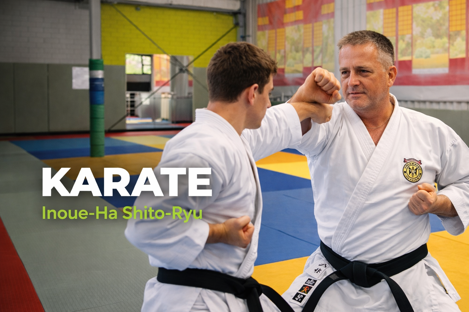 Karate training Inoue-Ha Shito-Ryu bij Tryitout in Hardinxveld-Giessendam