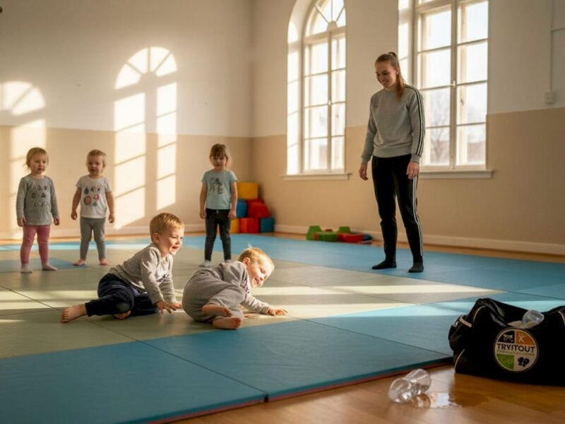 Kleuters ontdekken spelenderwijs de gymzaal