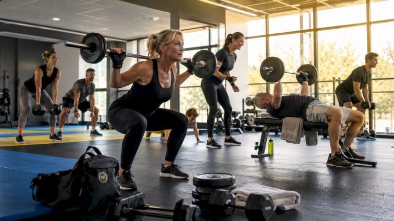 Cardio kickbokstraining in onze fitnesszaal