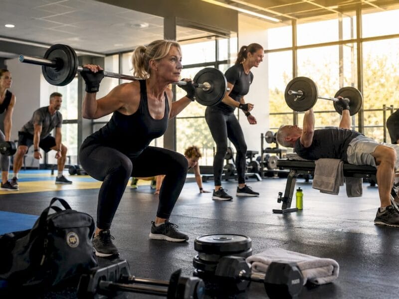 Cardio kickbokstraining in onze fitnesszaal