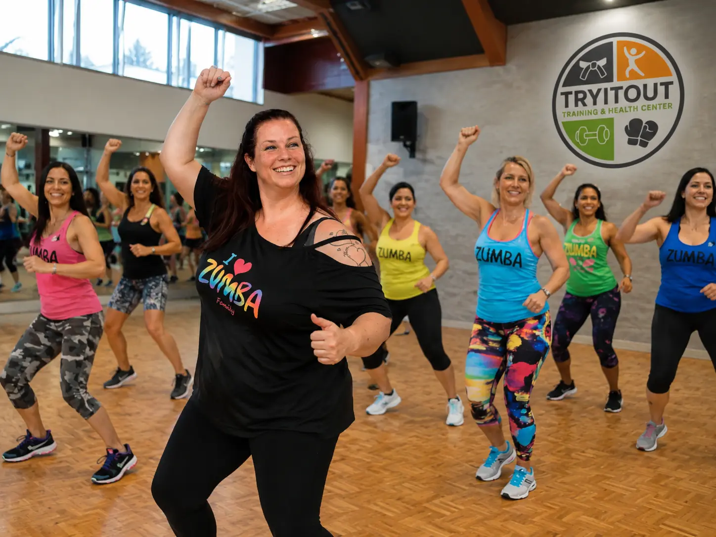 Body BeatZ groep tijdens een gezellige dansfitnessles in Boven-Hardinxveld