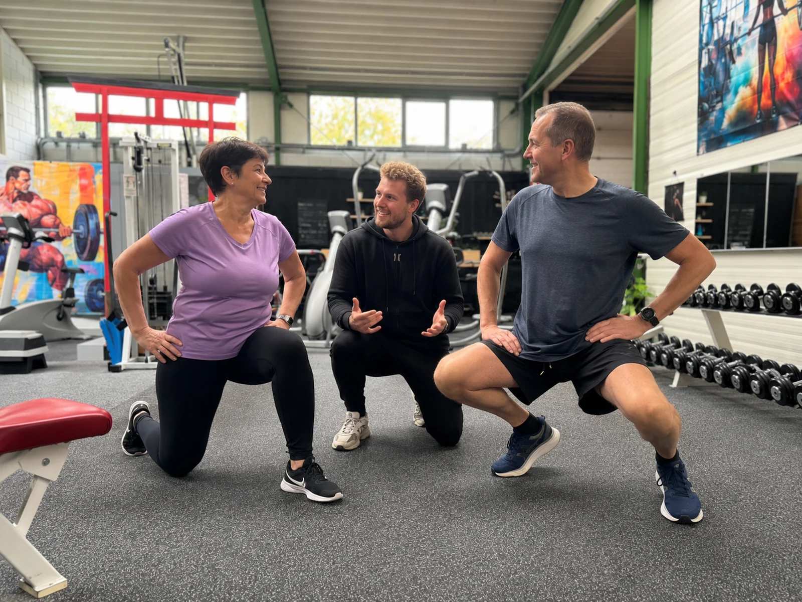 Ontspannen trainingsmoment bij TRYITOUT, fit worden in Hardinxveld-Giessendam in jouw eigen tempo