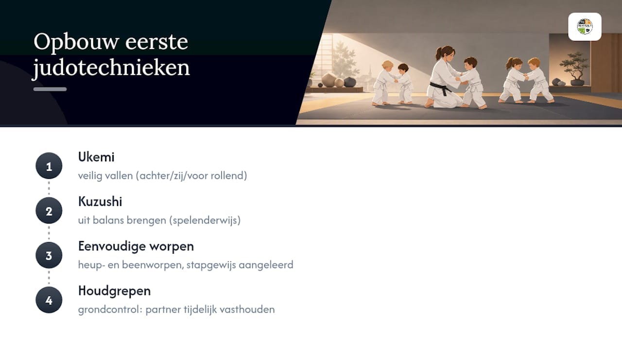 De vier basis judotechnieken voor kinderen